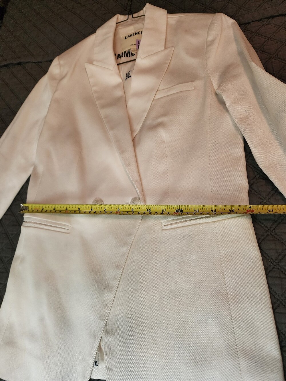 L'AGENCE NWOT COTTON TWILLOVERSIZED FIT BLAZER SIZE 4 - Picture 11 of 16